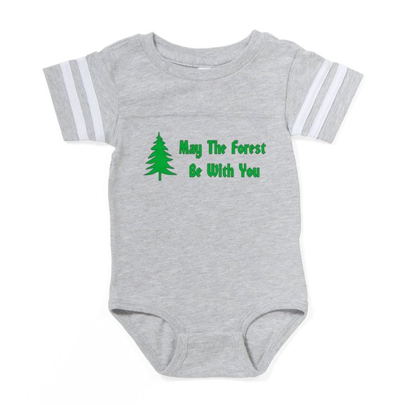 CafePress - May The Forest Be With You - Cute Infant Baby Football Bodysuit