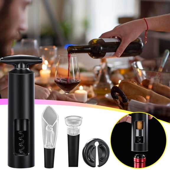 Kieccall Wine Opener Set Manual Corkscrew Kit for Home Bar Wine and Beverage Opening