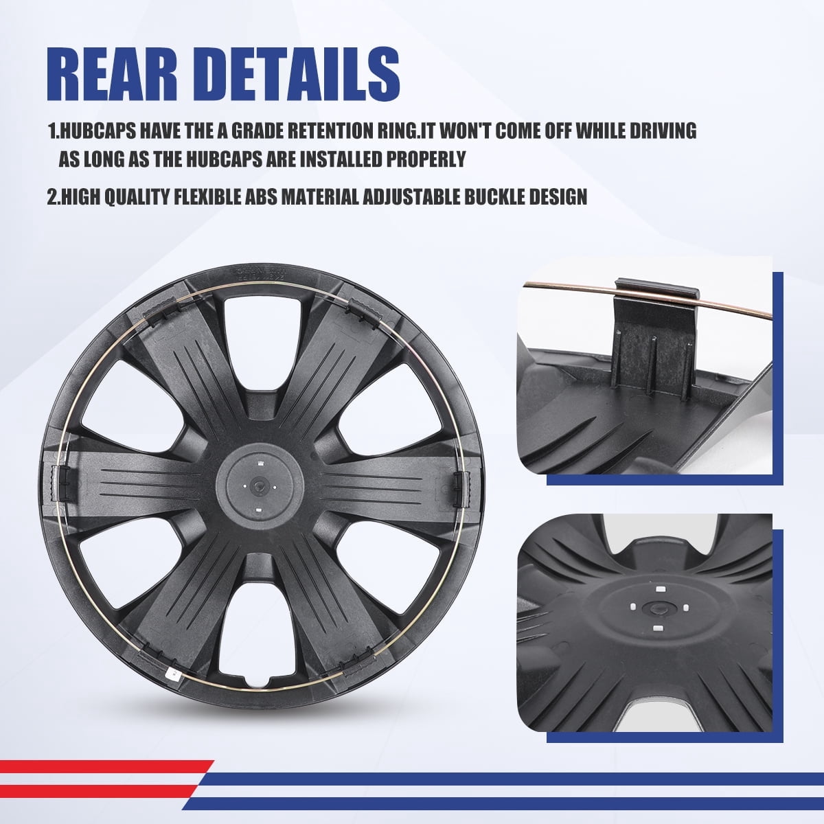 1 Piece 16" Hubcap Wheel Rims Cover for 2007-2011 Toyota Camry/2007-2011 Toyota Camry Hybrid Compatible With Steel Wheels Snap on Installation,Lacquer