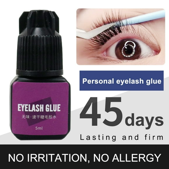 5ML Eyelash Extension Glue Waterproof Long-Lasting Quick-Drying Adhesive False Lashes Glue Grafting Lashes No Irritant Makeup