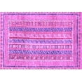 thumbnail image 1 of Ahgly Company Indoor Rectangle Abstract Purple Modern Area Rugs, 4' x 6', 1 of 4