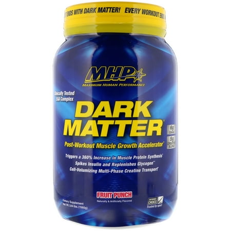 Maximum Human Performance  LLC  Dark Matter  Post-Workout Muscle Growth Accelerator  Fruit Punch  3 44 lbs  1560