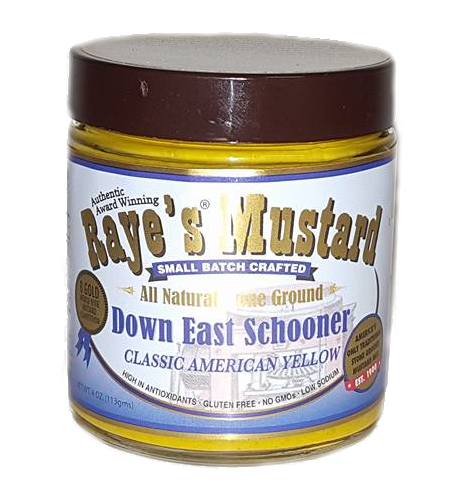Raye's Down East Schooner Classic American Yellow Mustard - 4oz