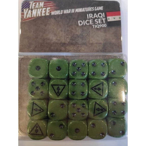 World War III Team Yankee Oil Wars: Iraqi Dice Set