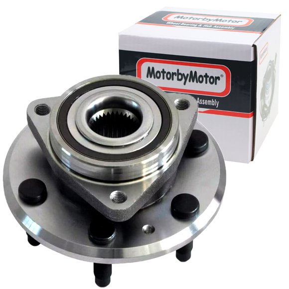 MotorbyMotor 513277 Front Rear Wheel Bearing and Hub Assembly Fits for Buick Enclave, Chevy Traverse, GMC Acadia, Saturn Outlook Wheel Hub Bearing Assembly 6 Lug with ABS