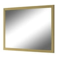 thumbnail image 2 of Hitchcock Butterfield Indoor Bathroom / Washroom / Dressing Home Decorative Mirror 16" x 20" Rectangle Riviera Modern Champagne Gold, 2 of 4