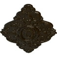 thumbnail image 3 of 42 3/4"W x 28 7/8"H x 1"P Ashford Ceiling Medallion, Hand-Painted Bronze, 3 of 5