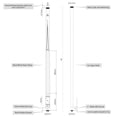 thumbnail image 6 of ASKA Poker DIAMONDS Cards and Dice Billiard Pool Cue, 58" Hard Rock Canadian Maple, Hard Tip, CD3, 6 of 7
