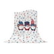 thumbnail image 2 of Independence Day Blanket Party Blanket Flannel Bed Blanket USA Flag Day Themed Sofa Throw Blanket, 2 of 6