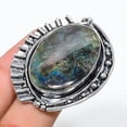 thumbnail image 2 of Natural Labradorite Gemstone Handmade 925 Sterling Silver Ring Size 8, 2 of 2