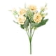thumbnail image 1 of Ramo de rosas artificiales - Arreglo floral de seda con tallo flexible para decoración del hogar, 30 cm de largo, 1 of 2