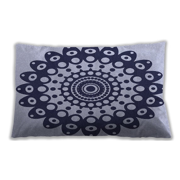 Ahgly Company Indoor Rectangular Contemporary Lumbar Throw Pillow, 13 inch by 19 inch