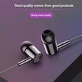 thumbnail image 4 of New Headphone With Mic Hifi Bass Aux Earphones In-Ear Wired Earphone 3.5MM Headset Earbuds 3.5MM Jack BLACK, 4 of 8