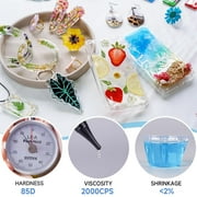 LETS RESIN UV Resin,200g Low Viscosity Crystal Clear Ultraviolet Thin Epoxy Resin, Quick-Curing&Low Shrinkage UV Resin Kit for Crafts, Jewelry Making, Casting