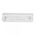 thumbnail image 3 of Prettyui-Modern Alarm Clock Desktop Large Digital LED Display Temperature USB Charger,White, 3 of 7