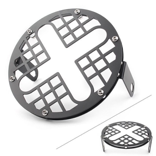Moto Headlight Black Ring Bezels Cover Trim Kit Fit for Honda CB150 R 2018 Thruxton