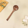 thumbnail image 4 of Leodye 1PCS Wooden Spoons for Cooking, Wooden Spoon Long Handle Wooden Cooking Spoon Mixing spoons Tasting Spoons for Nonstick Cookware, 4 of 6