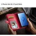 thumbnail image 2 of Mignova S9 Wallet Case, PU Leather Detachable Magnetic Zipper Purse for Women With Slim Shockproof Cover Shell Card Holder Slots Coin Pocket Fit Samsung Galaxy S9 -Rose Pink, 2 of 7