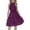 Dark Purple, variant on Arshiner Girls Dress Kids Halter Sleeveless Elegant Flowy Summer Casual A-Line Dress