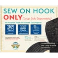thumbnail image 2 of Country Brook Design 3/4 Inch Non-Adhesive Sew On Hook Only (White, 10 Yards), 2 of 5
