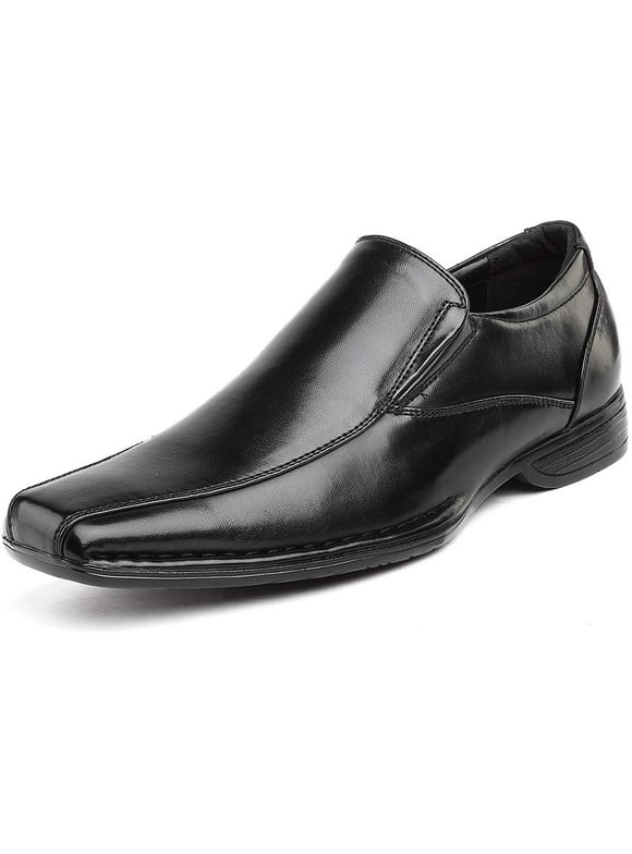Men's Black Slip on Dress Shoes