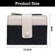 thumbnail image 2 of Carteras para mujer, cartera pequeña para mujer, organizador de cuero PU, monedero con cremallera, bolso de mano pequeño plegable, 11,2*8*2cm, 2 of 6