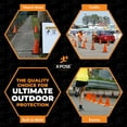 thumbnail image 3 of Xpose Safety 12 Inch Orange Traffic Cones - Multipurpose PVC Plastic Safety Cone for Parking, Soccer, Caution, Kids and Construction (15 pack), 3 of 7