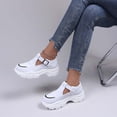 thumbnail image 4 of Zapatos de mujer que combinan con todo Zapatos de plataforma con hebilla de cuero Zapatos casuales Zapatos de aumento de altura Wmkox8yii shkj475, 4 of 8