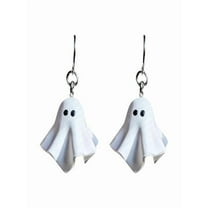 Cute Ghost Halloween Earrings for Women - Lightweight Spooky Drop Earrings, Versatile Festive & Daily Fashion Accessory