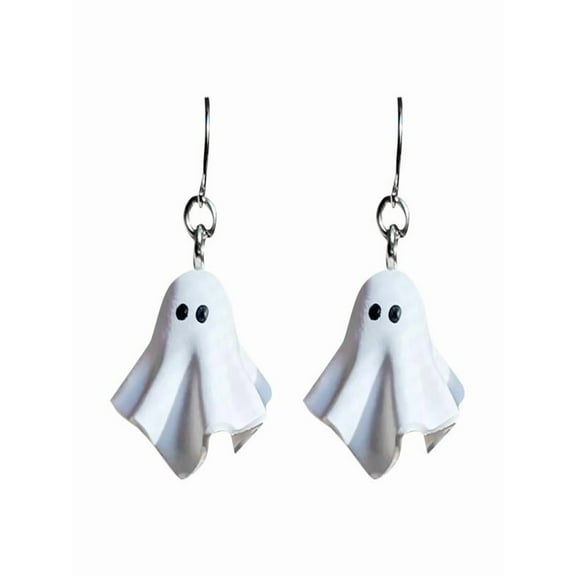 Cute Ghost Halloween Earrings for Women - Lightweight Spooky Drop Earrings, Versatile Festive & Daily Fashion Accessory