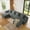 133"U-Shape Gray, variant on SEENYOO 130" Boneless Couch, Modern Couches for Living Room, U-Shaped 4-Seat Modular Sofa with Chaise, Oversized, No Assembly, Gray