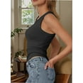 thumbnail image 5 of Crew Neck Tank Tops for Women Stretch Camisole Shirts, 5 of 5