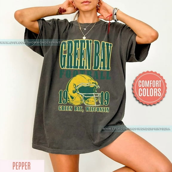 Green Bay Vintage Style Comfort Colors T-Shirt, Retro Football GIft For Fan Shirt