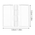 thumbnail image 6 of AURARMLET 20pcs Little Piano Hinge Stable Acrylic For Kitchen Cabinets Business Owners Sleek, 6 of 8