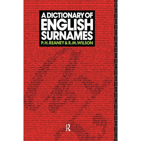 A Dictionary of English Surnames, (Paperback)