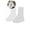 White-L, variant on Dvruxg Waterproof Disposable Rain Shoes Cover - Outdoor Thickening & Lengthening Plastic Footwear Protector(White)
