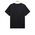 thumbnail image 2 of Camiseta informal con estampado de letras, cuello redondo, manga corta, para primavera y verano. Camiseta para mujer, para adultos, hombres, mujeres, adolescentes, jóvenes., 2 of 5