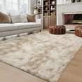 thumbnail image 2 of Hasoo 9' x 12' Large Area Rug High-Pile Plush Shag Rug Perfect for Living Rooms, Bedrooms, Dining Rooms, Light Khaki, 2 of 7