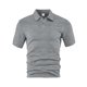 thumbnail image 4 of pstuiky Camisas de manga corta para hombre, Blusa de manga corta con cuello vuelto y botones transpirables de color liso a la moda para hombre camisas casuales para hombre xxl, 4 of 6
