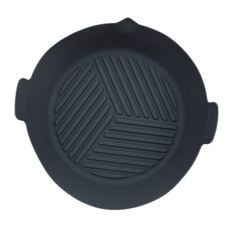 

BESTHUA Air Fryer Silicone Pot | Food Safe Air Fryers Oven Accessories | Replacement Of Flammable Parchment Liner Paper Reusable No More Harsh Cleaning 8 Inch Basket After Using Airfryer