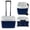 Navy, variant on Ozark Trail 30 qt 42-Can Hard-Sided Wheeled Cooler, Blue