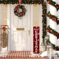 thumbnail image 2 of Northlight 36" Red and White "Merry Christmas" and Snowflake Porch Board Sign Decoration, 2 of 6