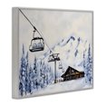 thumbnail image 2 of Stupell Industries Rustic Lodge Winter Ski Lift Cabin Gray Framed Giclee Art, 14 x 11, by Arlington Prints, 2 of 8