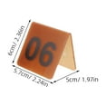 thumbnail image 3 of 10 marcadores acrílicos de números de mesa del 1 al 10, tarjetas de doble cara, números de carpa, letreros para marcadores de evidencia, suministros, 3 of 8