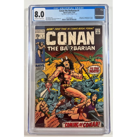 Conan the Barbarian #1 - CGC 8 Comic Book