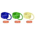 thumbnail image 3 of Uxcell 6cm Plastic Carnival Ringtoss Rings Game Hoop 18 Pack (Blue, Green, Yellow), 3 of 7