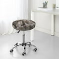 thumbnail image 7 of Naloa Wooden Texture Round Bar Stool Cushion Cover 12-14 inch, Fits Kitchen, Office, Restaurant Chairs - 12 inch, 7 of 7