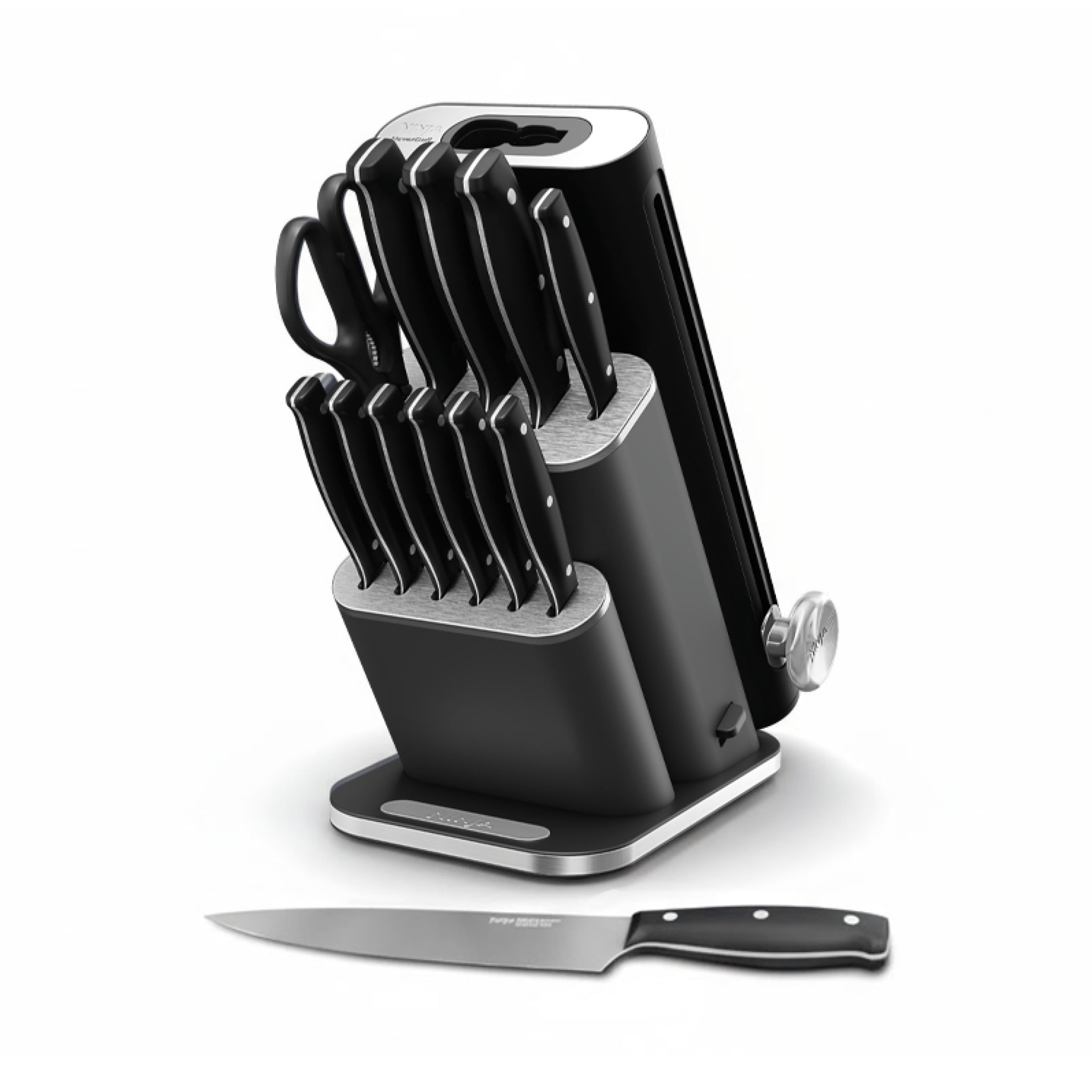 Free Shipping! Ninja NeverDull Premium 14pc German Stainless Steel