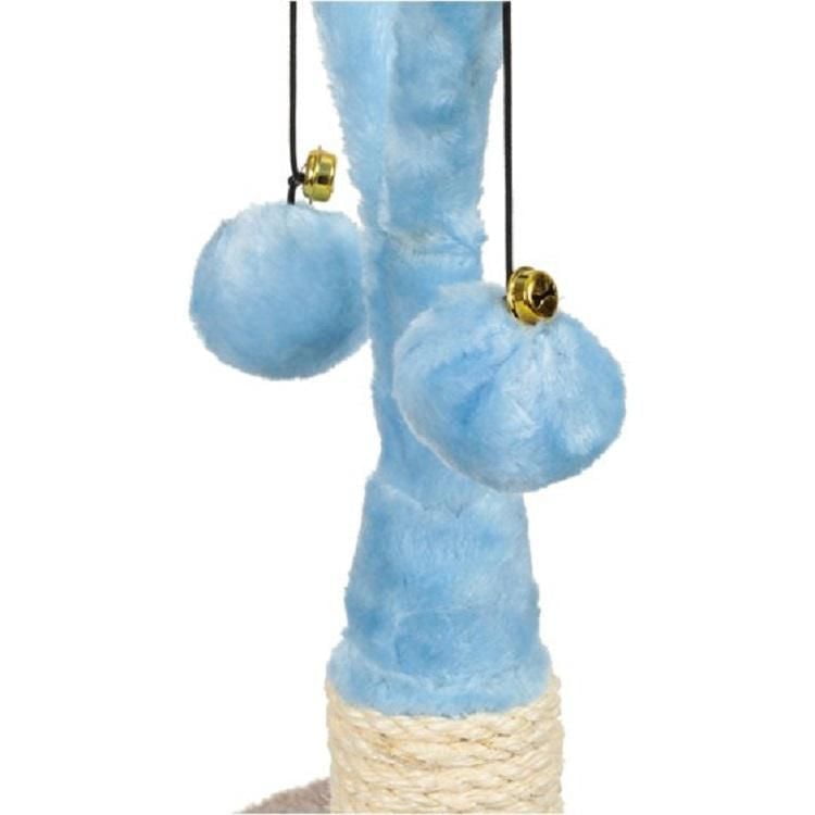 Poteau à chat en forme de Y en Penn Sisal Penn Plax avec jouets suspendus à suspendre - 12 pouces de hauteur