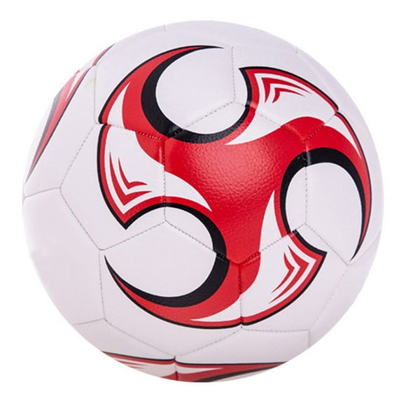 bedienty Ballon de Soccer Taille 4 pour Enfants Compétition Professionnelle Athlète Débutant Match Soccer Pratique Intérieur Terrain de Jeu Rouge